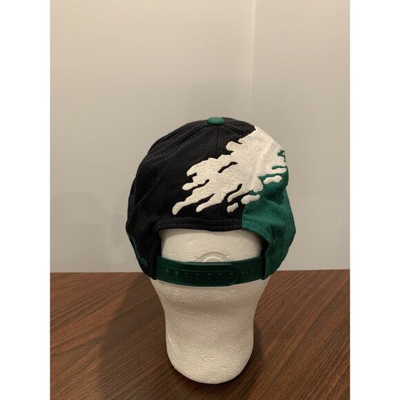 MITCHELL & NESS SNAPBACK CAP, HAT NEW YORK JETS PAINTBRUSH SPLASH VINTAGE NFL‎ - Picture 3 of 13